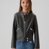 Kids Vegan Leather Moto Jacket