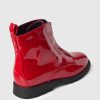 Kids Vegan Patent Leather Ankle Boots