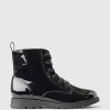 Kids Vegan Patent Leather Boots