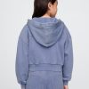 Kids Vintage Soft Cropped Zip Hoodie