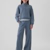 Kids Vintage Soft Half-Zip Cropped Pullover