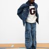 Kids Vintage Soft Varsity Hoodie