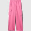 Kids Vintage Soft Wide-Leg Cargo Sweatpants