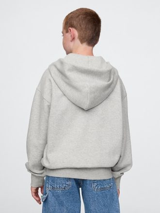Kids Vintage Soft Zip Hoodie