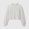 Kids Waffle-Knit Mockneck Top