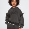 Kids Wicked Vintage Soft Ruffle Hoodie