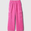Kids Wide-Leg Corduroy Pull-On Cargo Pants