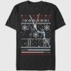 Star Wars Ugly Sweater Lightsaber Battle Graphic Tee