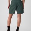 8″ Linen-Cotton Cargo Shorts