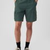 8″ Linen-Cotton Cargo Shorts