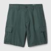 8″ Linen-Cotton Cargo Shorts