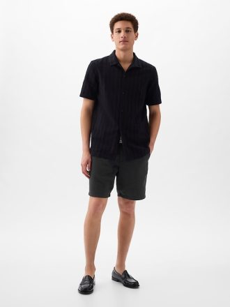 8″ Linen-Cotton Shorts