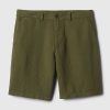 8″ Linen-Cotton Shorts