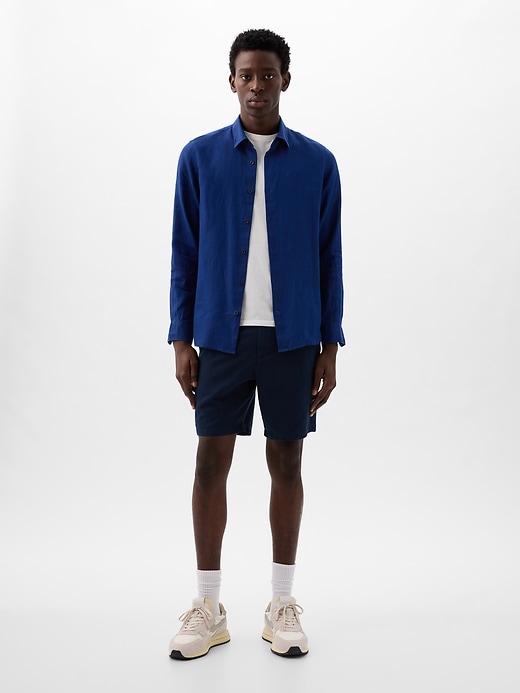 8″ Linen-Cotton Shorts 8″ Linen-Cotton Shorts