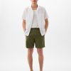 8″ Linen-Cotton Shorts
