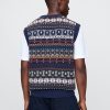 CashSoft Fair Isle Sweater Vest