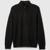 CashSoft Textured Quarter-Zip Pullover