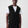 CashSoft Textured Sweater Vest