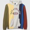 Colorblock Athletic Logo Hoodie