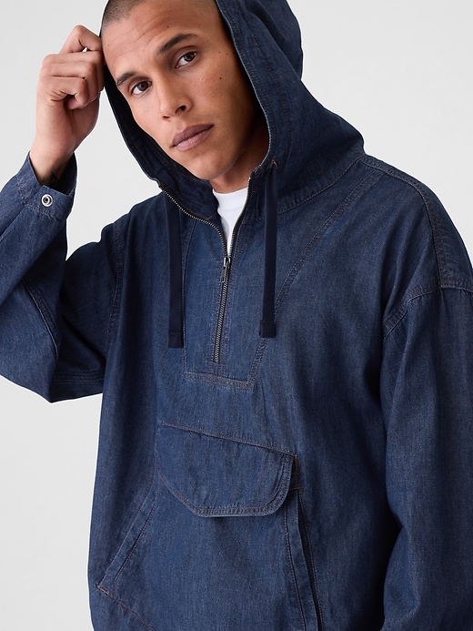 Denim Anorak Jacket Denim Anorak Jacket