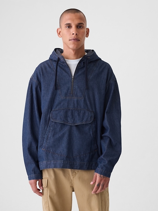 Denim Anorak Jacket Denim Anorak Jacket