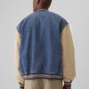 Denim Varsity Jacket