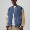 Denim Varsity Jacket