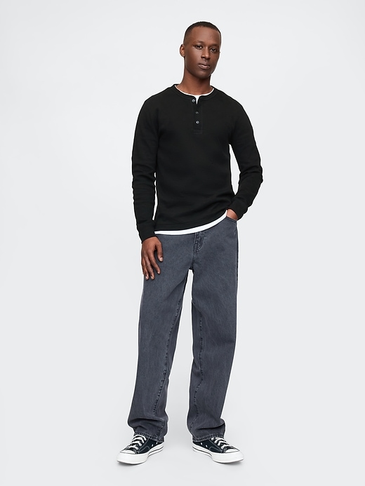 Double-Knit Henley T-Shirt Double-Knit Henley T-Shirt