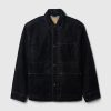 Flocked Denim Chore Jacket