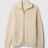 Full-Zip Sweater Cardigan