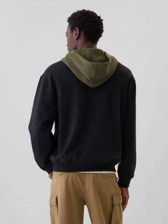 Heavyweight Colorblock Varsity Logo Hoodie