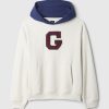 Heavyweight Colorblock Varsity Logo Hoodie Heavyweight Colorblock Varsity Logo Hoodie