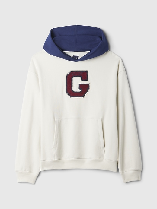 Heavyweight Colorblock Varsity Logo Hoodie Heavyweight Colorblock Varsity Logo Hoodie