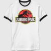Jurassic Park Classic Logo Graphic Ringer T-Shirt