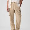Linen-Cotton Cargo Pants