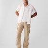 Linen-Cotton Cargo Pants