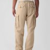 Linen-Cotton Cargo Pants