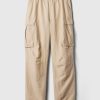 Linen-Cotton Cargo Pants