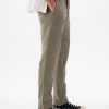 Linen-Cotton Trousers in Slim Fit