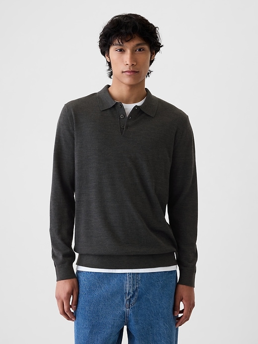 Merino Polo Sweater Merino Polo Sweater