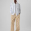 Modern Pleated Khakis in Baggy Fit