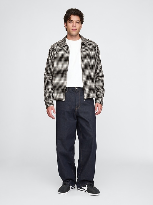 Organic Cotton Flannel Zip Shirt Organic Cotton Flannel Zip Shirt