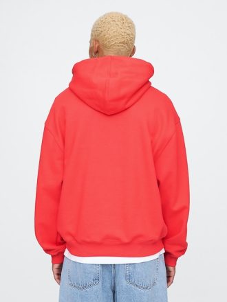 Oversized Chenille Logo Hoodie