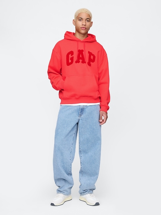 Oversized Chenille Logo Hoodie Oversized Chenille Logo Hoodie