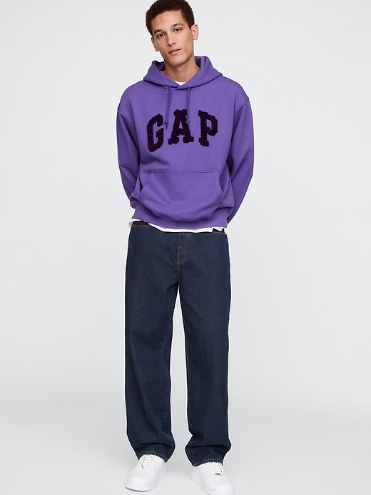 Oversized Chenille Logo Hoodie Oversized Chenille Logo Hoodie