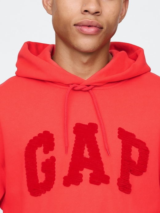 Oversized Chenille Logo Hoodie Oversized Chenille Logo Hoodie