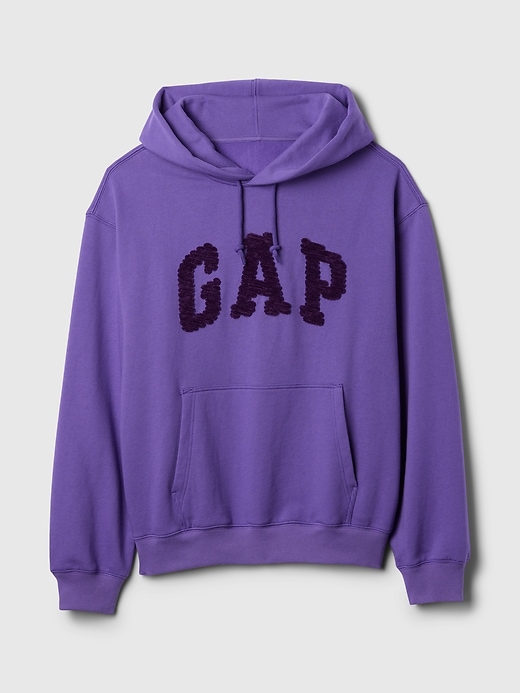 Oversized Chenille Logo Hoodie Oversized Chenille Logo Hoodie