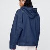 Oversized Lined Denim Hoodie Oversized Lined Denim Hoodie