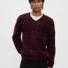 Plaid V-Neck Sweater Plaid V-Neck Sweater