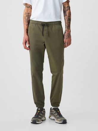 Slim Canvas Joggers